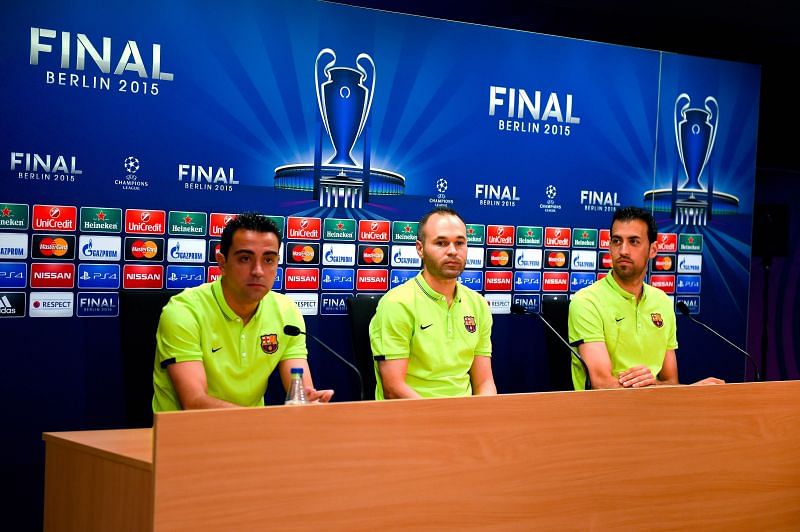 Xavi, Andres Iniesta and Sergio Busquets were key for Pep Guardiola's Barcelona